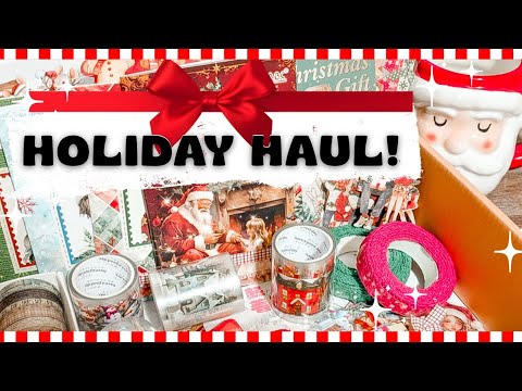 Видео: Journalsay Holiday Haul — уютный планировщик и принадлежности для записей к Рождеству и Дню благо...