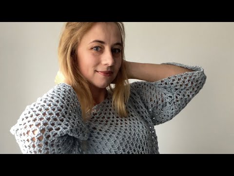 Видео: Справиться і новачок, Кофтинка - сітка гачком🥰