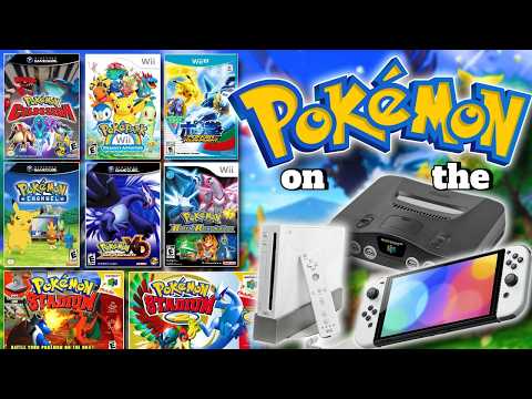 Видео: Я играл во ВСЕ игры серии Pokemon на домашней консоли!