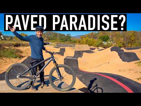 Видео: Прокатитесь по самым простым и самым сложным трассам в самом большом асфальтированном байк-парке