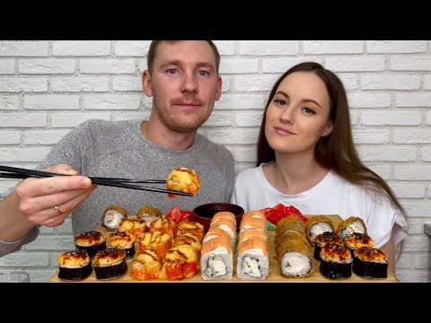 Видео: МУКБАНГ РОЛЛЫ ФИЛАДЕЛЬФИЯ  РАСПАКОВКА  ЛЮБИМЫЙ ВАСИЛЕК MUKBANG ROLLS PHILADELPHIA ответы на вопросы