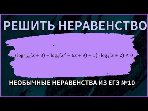 Видео: Необычные неравенства из ЕГЭ #10/10