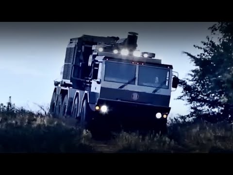 Видео: TATRA строит гиганты. Пять, семь, восемь осей!