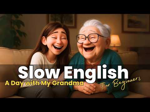 Видео: День с бабушкой | Легкий ежедневный английский для начинающих | Ежедневный разговорный английский