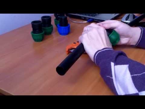 Видео: Компрессионные фитинги ПНД, муфты, отводы. "Полисервис" г. Челябинск