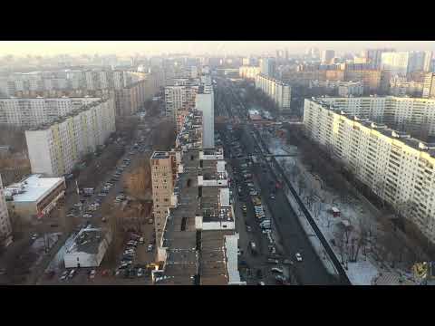 Видео: Бескудниковская ветка от Лосиноостровской до Бескудниково в наши дни с высоты птичьего полёта