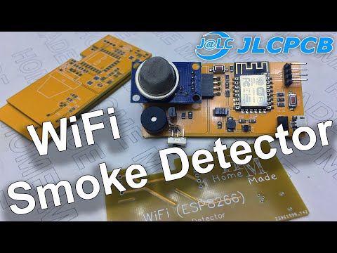 Видео: WiFi Детектор газа и дыма ESP8266. JLCPCB
