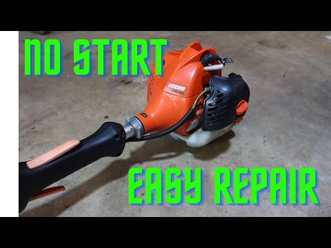 Видео: Триммер Echo не заводится? Замена/восстановление карбюратора SRM225