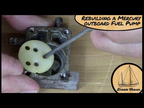 Видео: Ремонт топливного насоса на подвесном моторе Mercury 9,9 л.с.