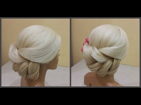 Видео: Красивые Прически.Быстрая Вечерняя прическа.Beautiful hairstyles. Fast evening hairstyle.