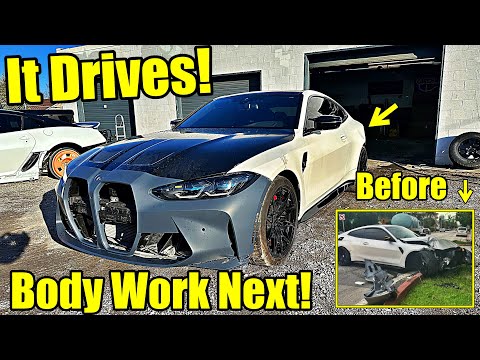 Видео: Мой некогда разбитый BMW M4 Comp наконец-то ездит!