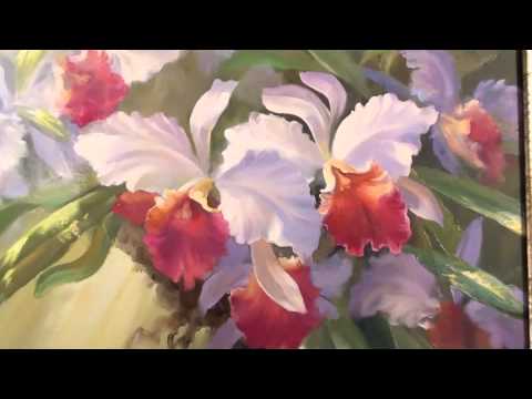 Видео: Художник Игорь Сахаров. Рисуем Орхидеи