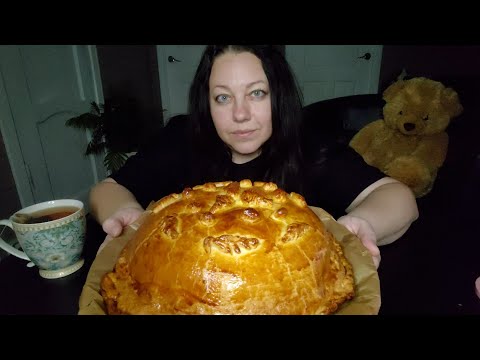 Видео: Мукбанг 🥧Курник с курицей это Шедевр!