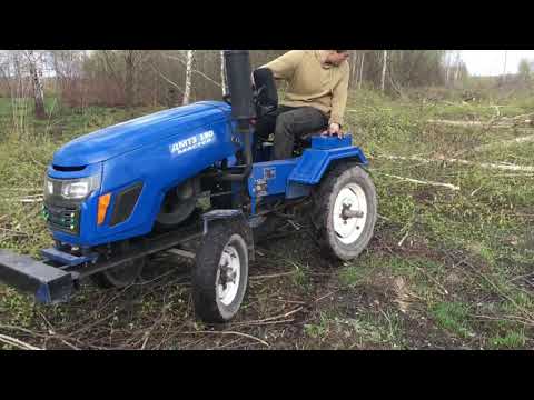 Видео: Трелюємо та веземо дерева на дрова мототрактором ДМТЗ 180