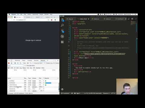 Видео: Авторизация react приложения через Google Sign In