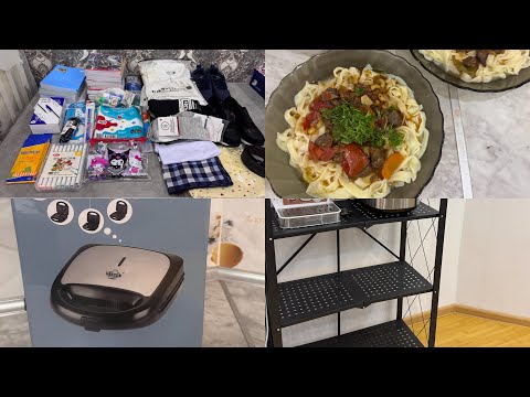 Видео: Мактаб бозори! Ошхонам учун янги харидларим! 
