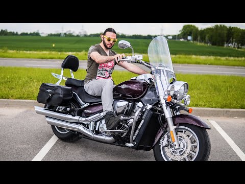 Видео: Самый мощный классический крузер - Suzuki C109