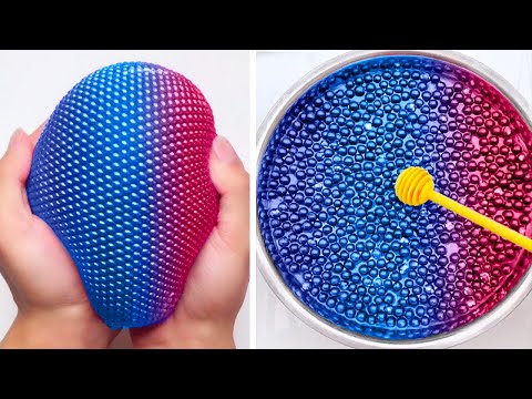 Видео: Удовлетворяющая слизь ASMR | Расслабляющее видео слизи # 714