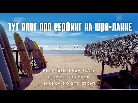 Видео: Сколько стоит серфинг на Шри-Ланке. Велигама с ценами и локацией. Vlog