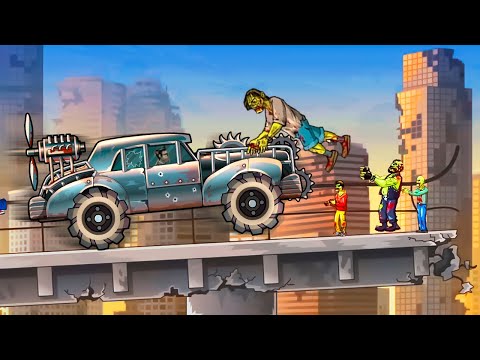 Видео: ЗОМБИ, ТАЧКИ, РОК-Н-РОЛЛ ► Earn to Die 2 #2 Прохождение