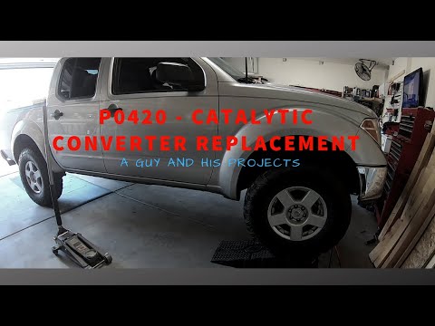 Видео: Замена каталитического нейтрализатора Nissan Frontier, блок 1, P0420