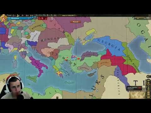 Видео: Византийский феникс день 1 | Europa Universalis III