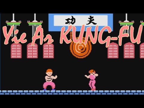 Видео: Yie Ar Kung-Fu (NES Famicom Dendy 8 bit) Konami - прохождение 126 уровней Кунг-Фу на Денди - файтинг