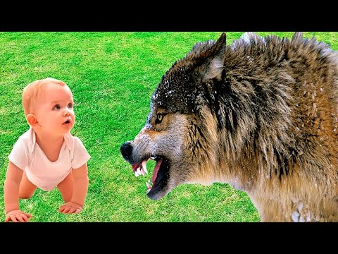 Видео: Отчим бросил пасынка в лесу и уехал. Но посмотрите, что сделал волк!