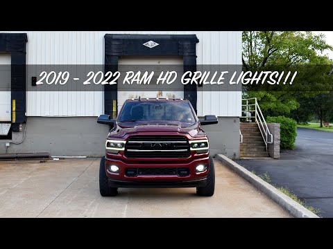 Видео: Подсветка радиаторной решетки Ram 5-го поколения!!! Они просто улет!!!