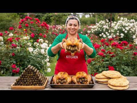 Видео: Внутри курицы: куриная долма в кирпичной духовке и деревенский завтрак