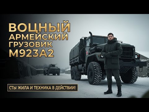 Видео: Мощный армейский грузовик M923A2 — сила и техника в действии@TechDrive-n3z 