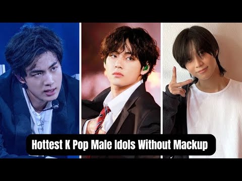 Видео: 10 самых горячих мужчин-айдолов K-Pop без макияжа в 2025 году.