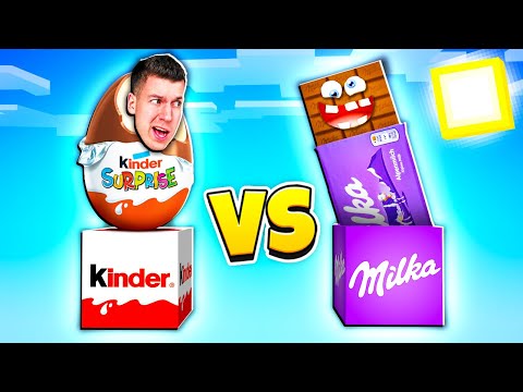 Видео: 😱 ШОКОЛАДНАЯ БИТВА ! Лаки Блок КИНДЕР vs ЛакиБлок МИЛКА в Майнкрафт ! ВЛАДУС
