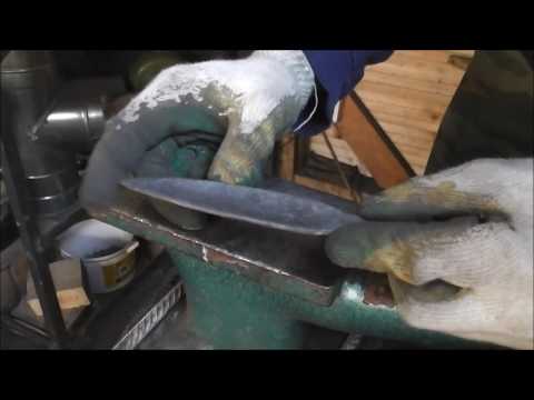 Видео: Ковка якутского клинка Ч.2