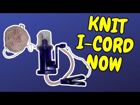 Видео: Вяжем шнур I-Cord на вязальной машине Embellish: мастер-класс 🧶✨