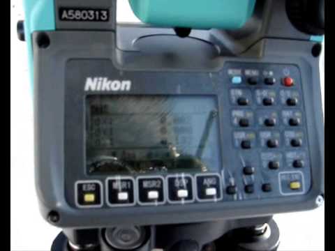 Видео: Установка станции методом обратной засечки Nikon Nivo