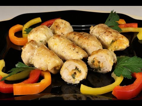 Видео: Вы Забудете О Жареной Курице! Куриные Рулетики С Сыром - Нежное И Сочное Объедение!