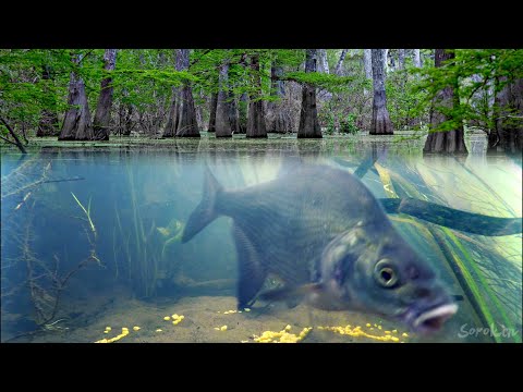 Видео: ЛЕЩ ДАЛ ЛЕЩА ГОЛАВЛЮ ЗА КУКУРУЗУ!!! Подводная съемка