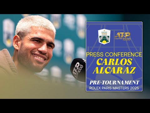 Видео: Пресс-конференция Карлоса Алькараса | Rolex Paris Masters