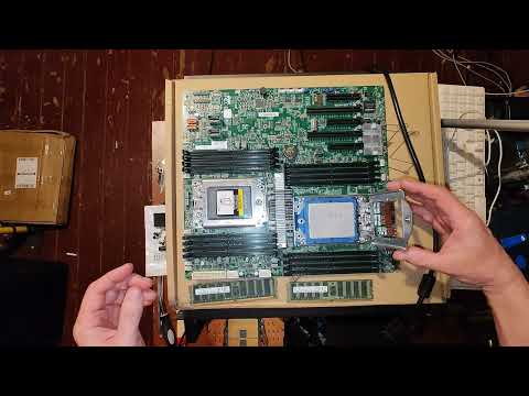 Видео: Особенности сборки серверной материнской платы Supermicro H11DSI