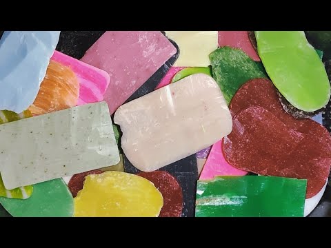 Видео: Хрустящие...👌🤗пластиночки.Ломаю мыльные пластинки🧼🌈