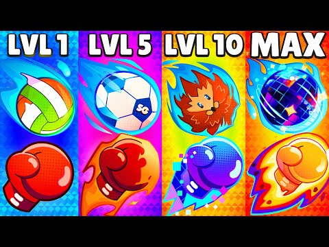 Видео: Эмоции Stumble Guys от уровня 1 до максимального уровня