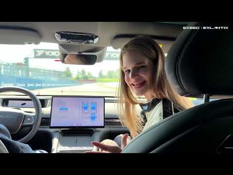 Видео: EXEED | EXLANTIX ES. Заезд по гоночному треку