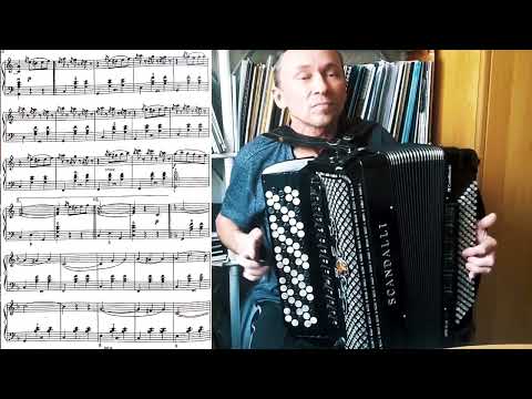 Видео: "Дунайские волны" ноты - Danube Waves (full score for Accordion)