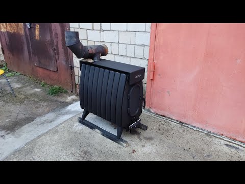 Видео: ОТОПЛЕНИЕ ГАРАЖА. ОГОНЬ БАТАРЕЯ 7 ПЕЧЬ ДЛИТЕЛЬНОГО ГОРЕНИЯ  В ГАРАЖ. 9 ЛАЙТ