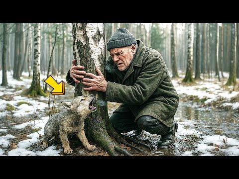 Видео: ВОЛЧОНОК ПРИШЕЛ за ПОМОЩЬЮ ДЛЯ ЗАМЕРЗАЮЩЕГО СТАРИКА… Моменты Когда Животные Спасают Людей!