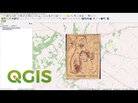 Видео: Как выполнить геопривязку в QGIS (2024)