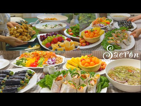 Видео: Еда, приготовленная с любовью моей мамы 🥘 кимбап | Жареный цыпленок с лаймом | Карри Токпокки