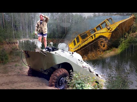 Видео: БМП против БРДМ / Битва на подъеме из карьера
