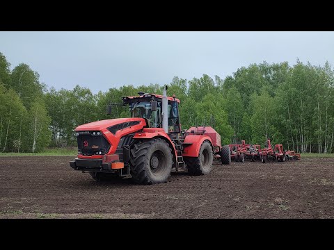 Видео: ТРАКТОР КИРОВЕЦ К 742 МСт и ПК FEAT AGRO. Продолжаем сев!